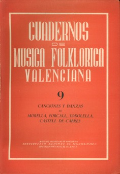 Cuadernos de música folklórica valenciana 9