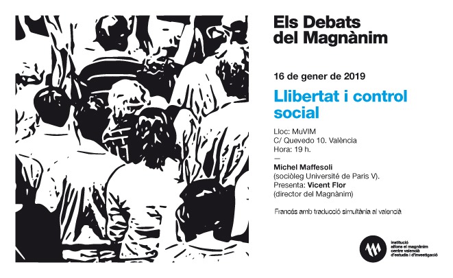 Michel Maffesoli va parlar en València de "Llibertat i control social"